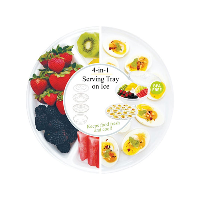 Taca do serwowania 4 w 1 na lodzie